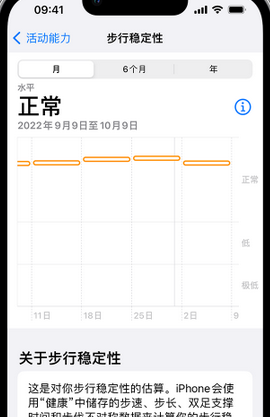 和龙iPhone手机维修如何在iPhone开启'步行稳定性通知'