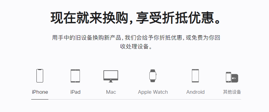 和龙苹果手机维修分享iPhone以旧换新的去处 