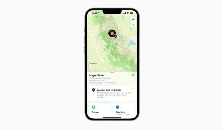 和龙苹果14维修分享iPhone14系列中 FindMy功能通过卫星分享位置方法教程 